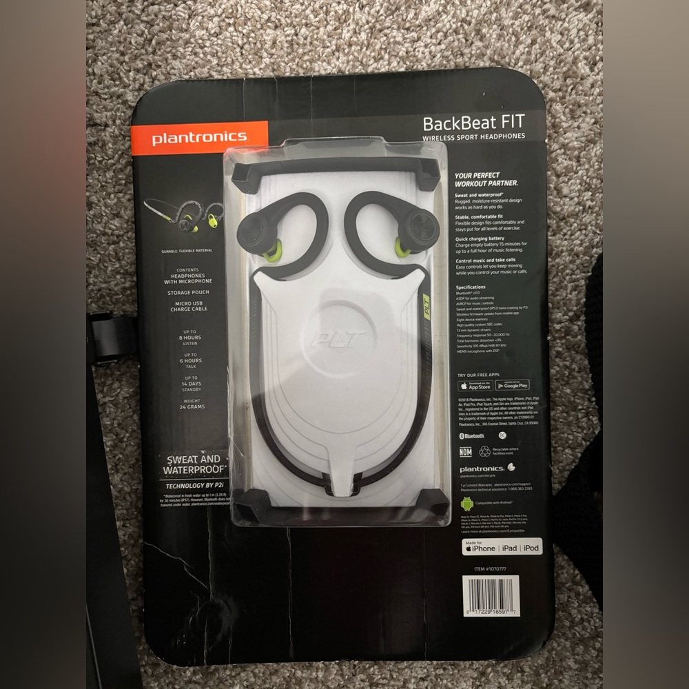 Plantronics BackBeat Fit wireless headphones
